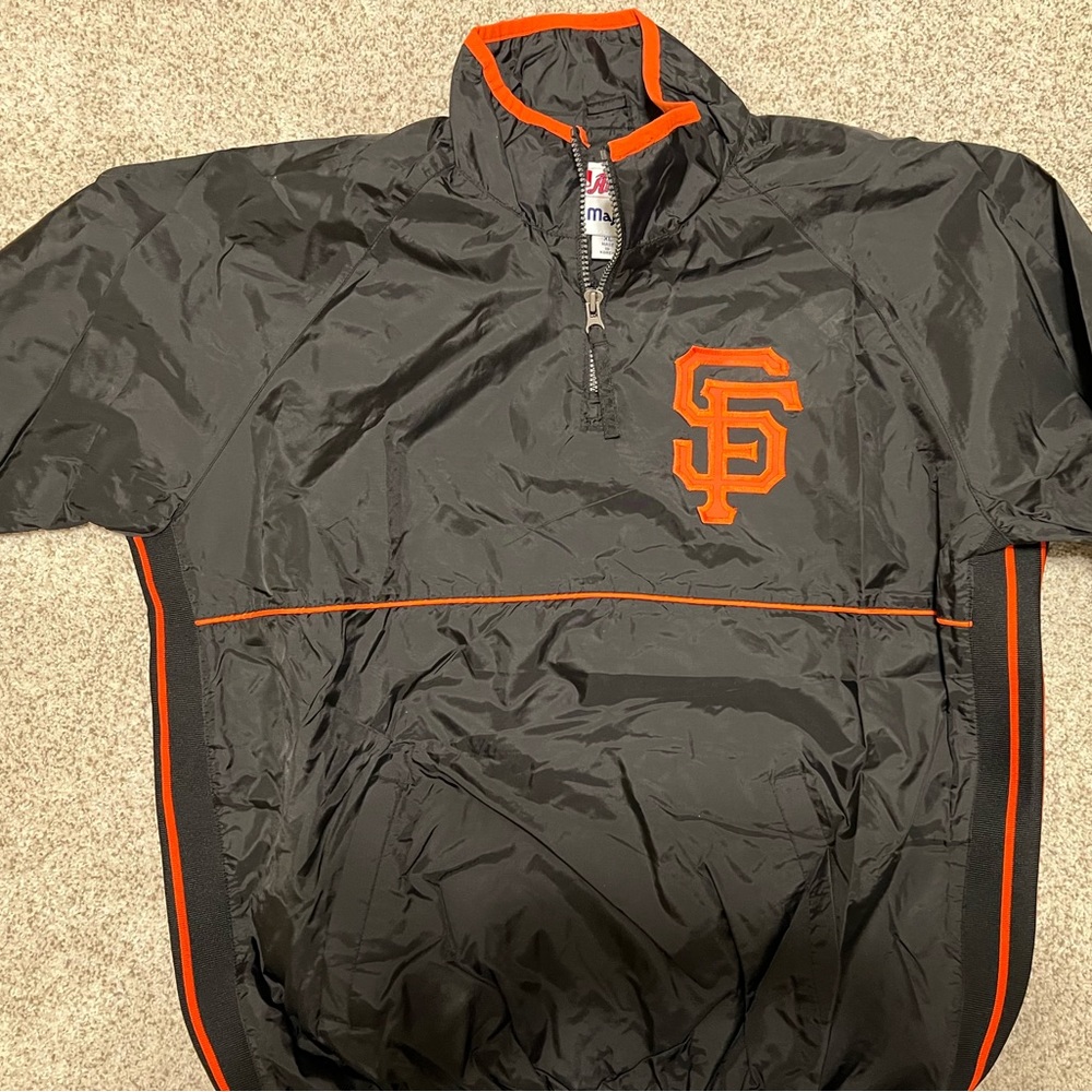 SF Giants Half Zip Pullover Windbreaker - XL